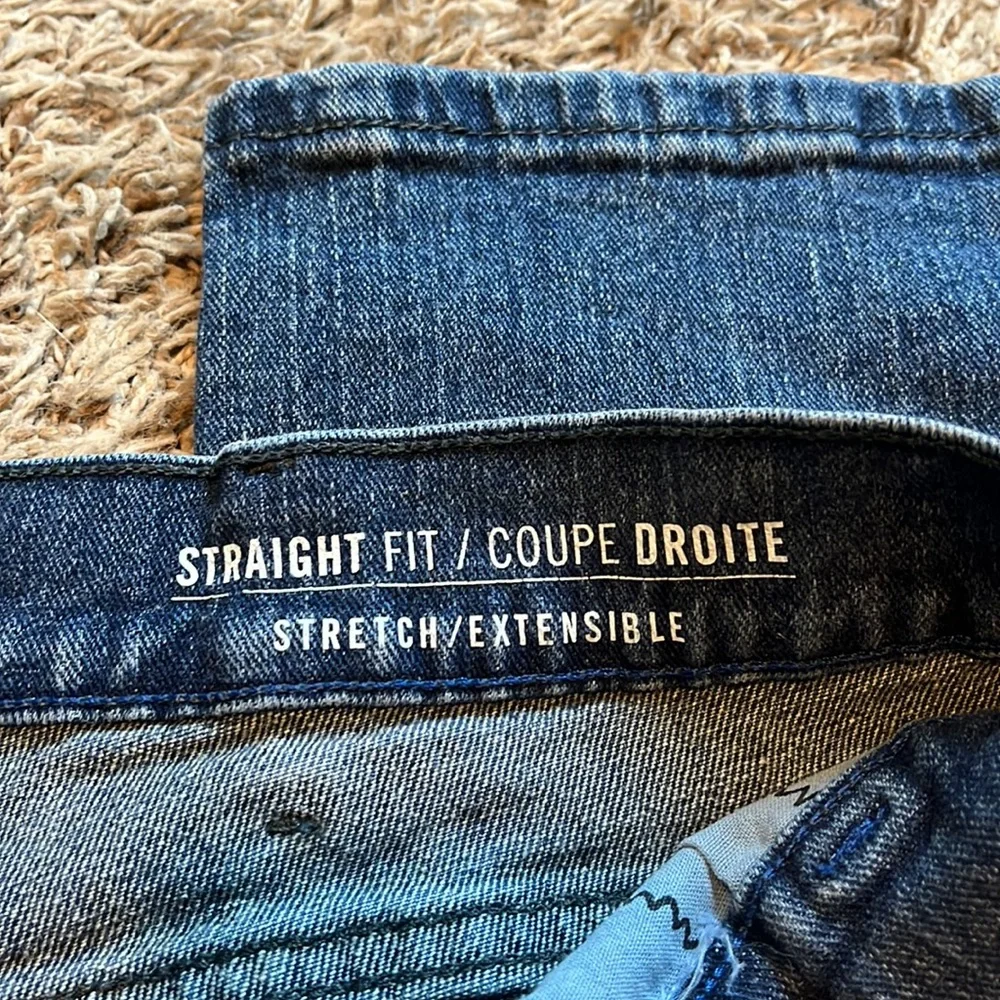 Nautica Jeans Mens Blue Denim Straight Fit Stretch Pants Size 40/30